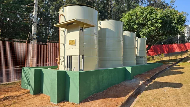 ETE compacta para esgoto sanitário