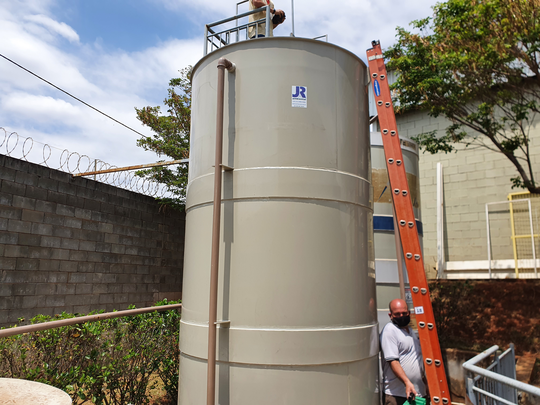 Estação tratamento de esgoto sanitário JR Ambiental