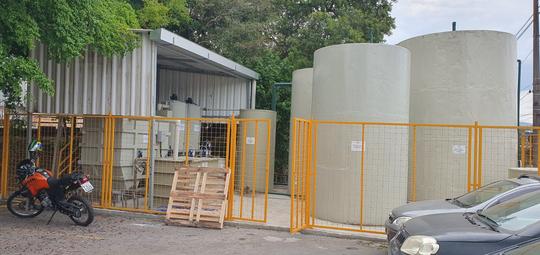 Estação tratamento de esgoto sanitário JR Ambiental